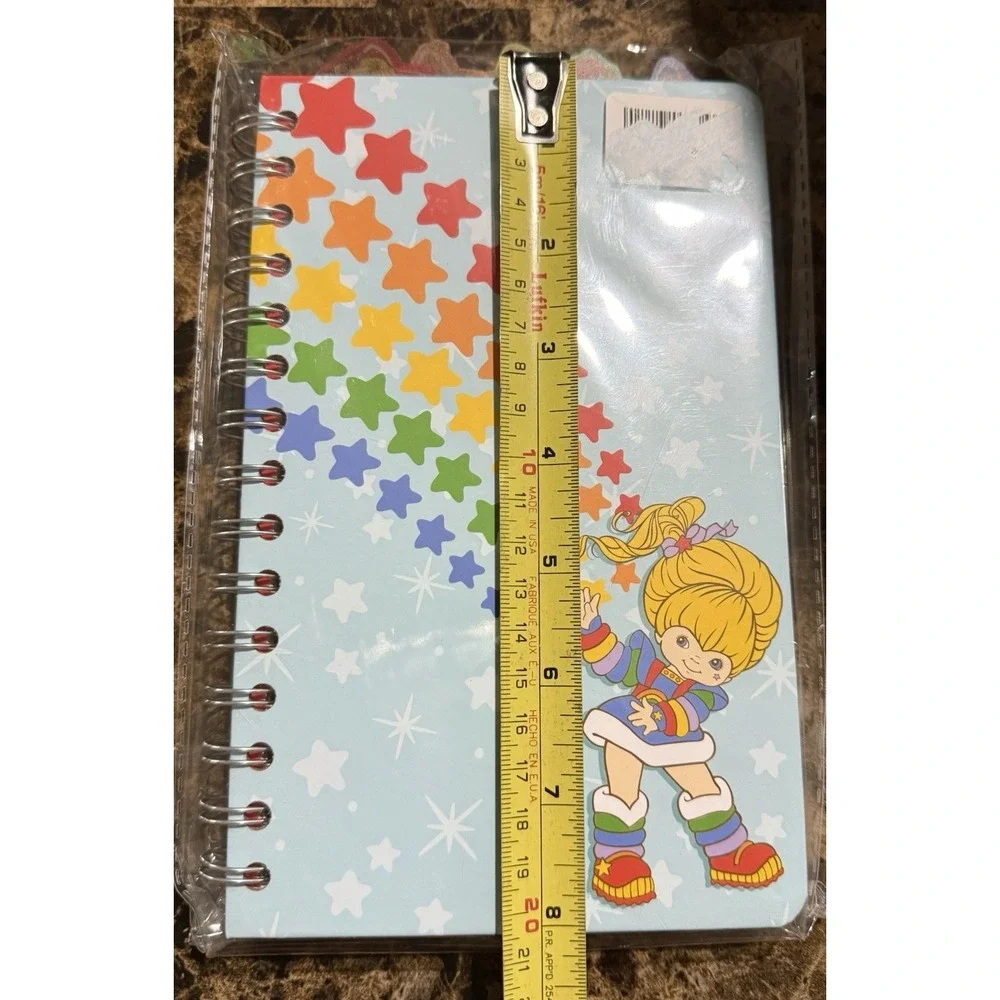 NEW Rainbow Brite 5 Tab Spiral Journal Notebook Silver Buffalo 8